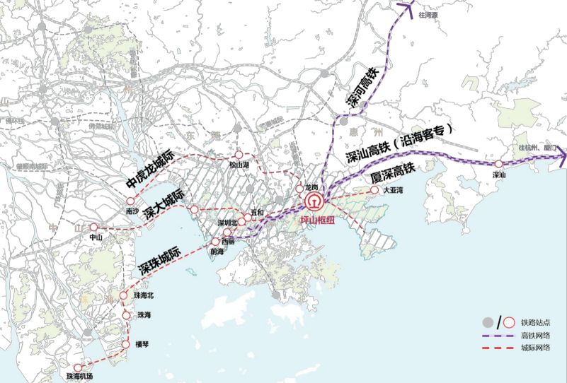 深圳东进气势如虹，“深圳都市圈”城际铁路可望加速成“圈”