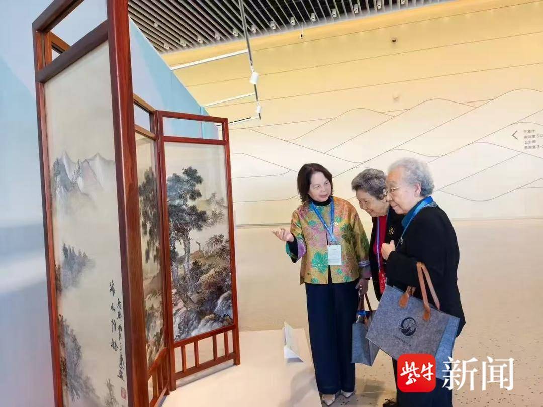 以针线勾勒“女性之美”，海门非遗沈绣亮相全球妇女峰会主题特展