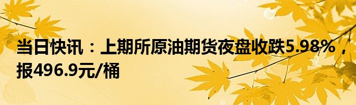 原油消息快讯(原油新消息实时)