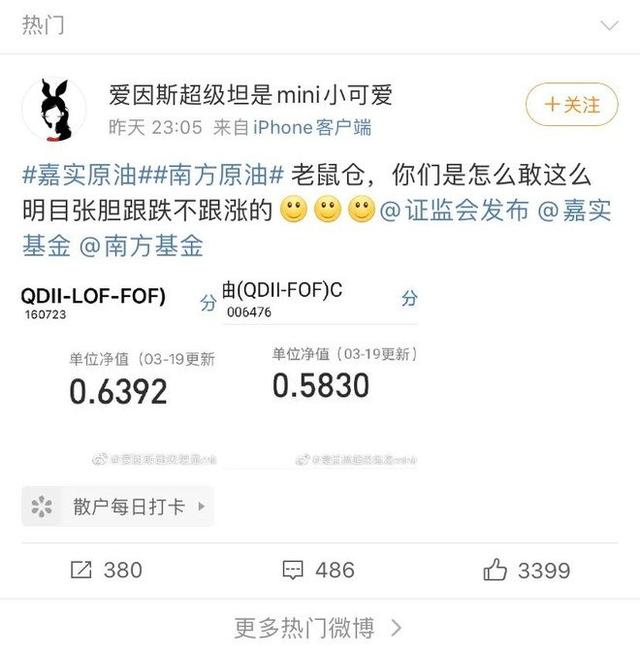 原油基金费率(原油基金费率是多少)