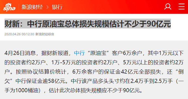 原油宝220(原油宝穿仓事件)